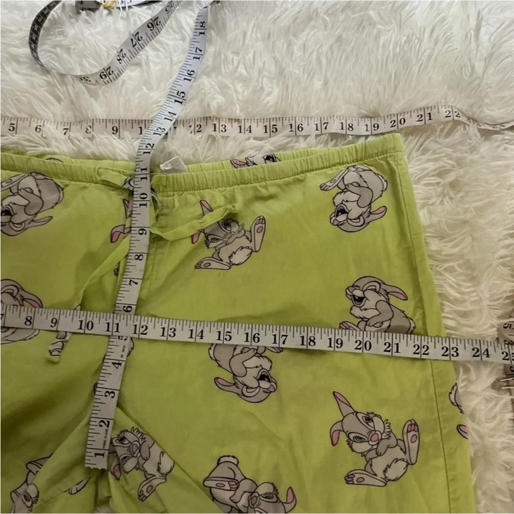 Disney Thumper Women's Pajama Pants Size L Green White gray pink blue - Picture 6 of 12